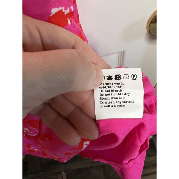 Women’s Pink Leopard Print Sleeveless Dress Size 1X NWOT - Picture 10 of 10